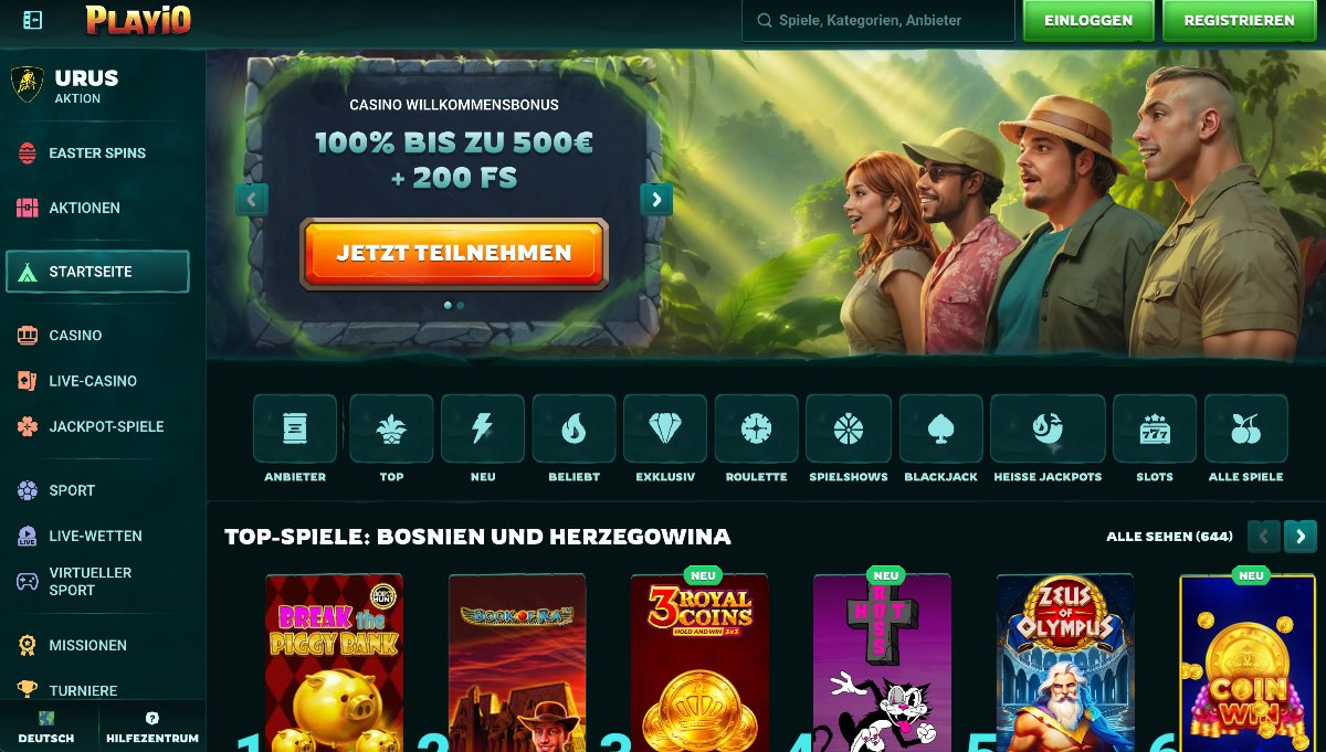 Playio Casino ohne Lizenz